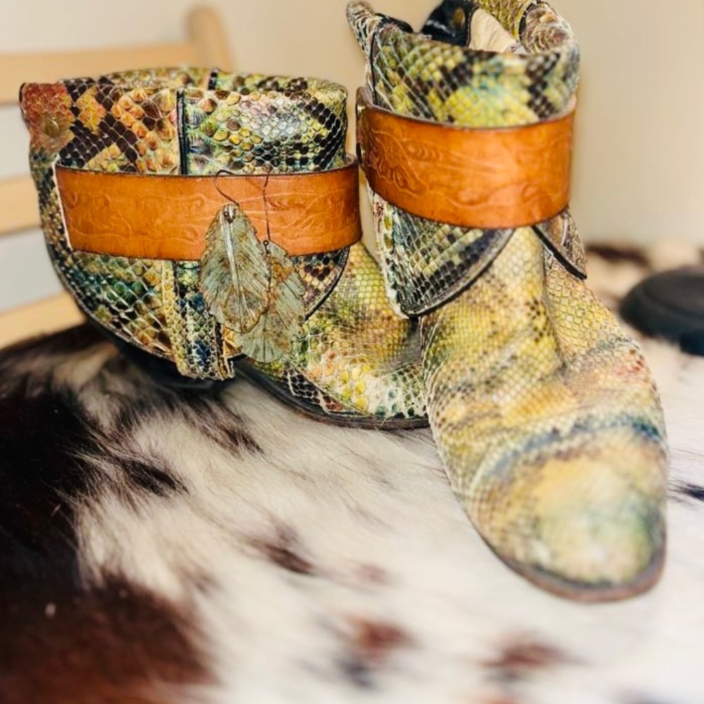 Vintage Python Toni Lama CANTY Boots!